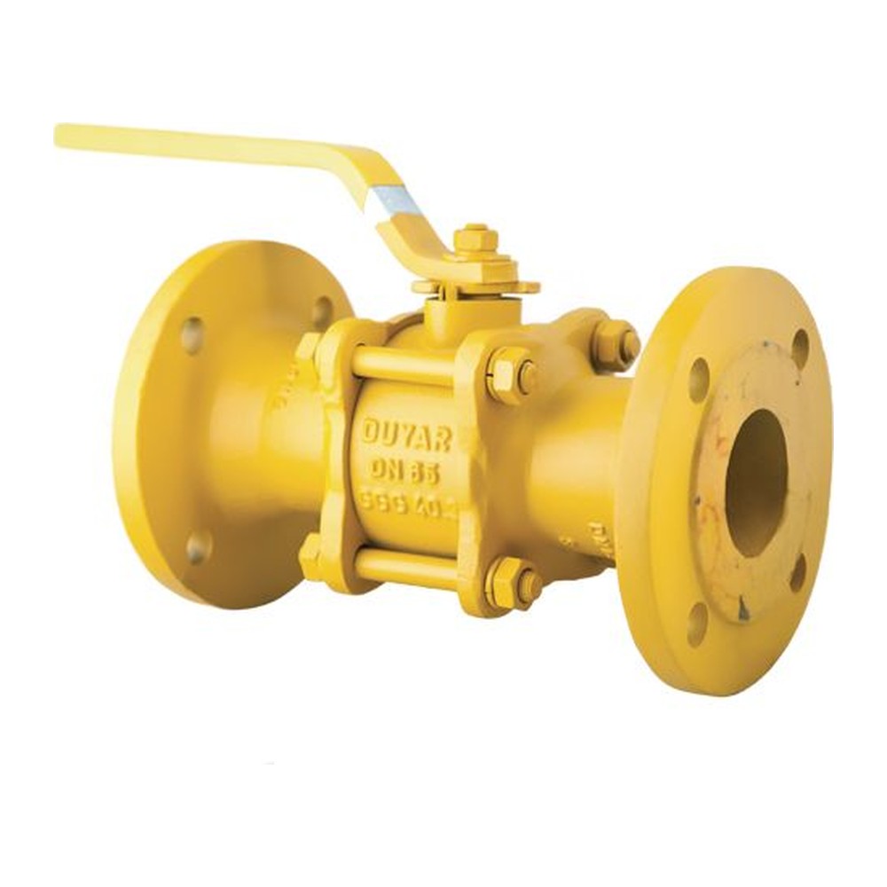 Natural gas ball valve, flanged