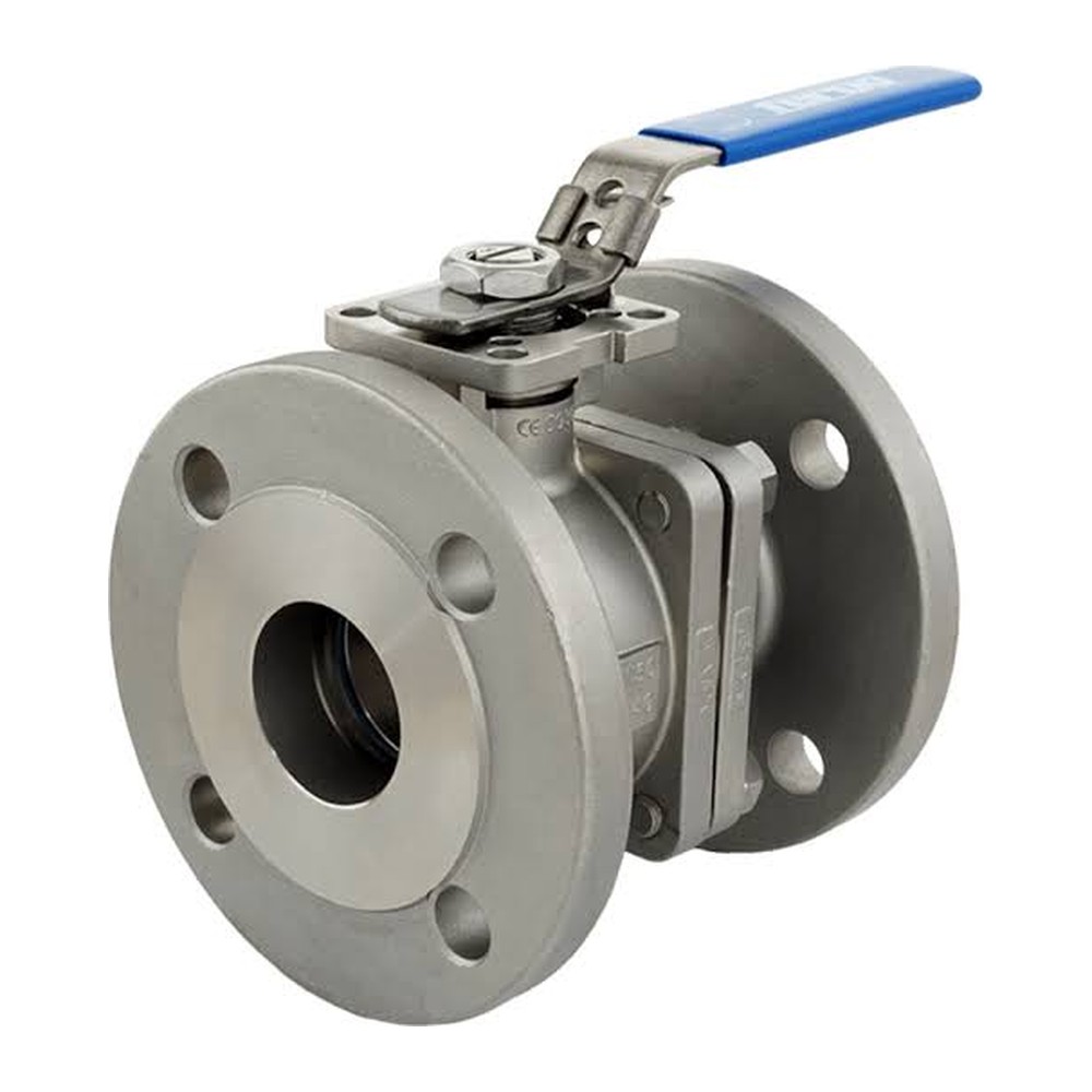 Ball valve, 1/2", Stainless steel 316, flanged PN16/Class150