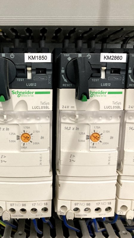 Magnetic contactor 18A, 3-pole, AC-3
