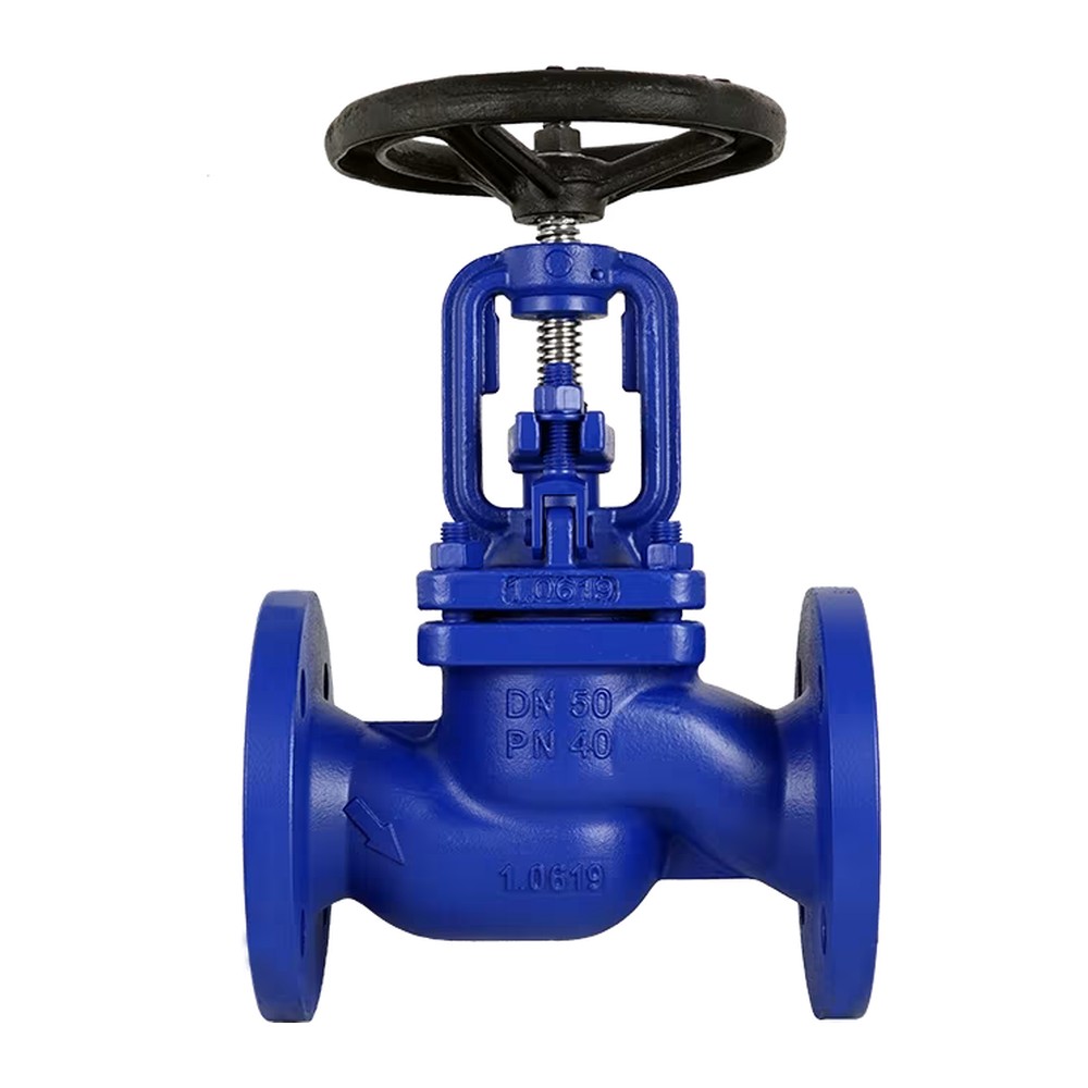 Globe valve, 1", Stainless steel 316, flanged PN16/Class150