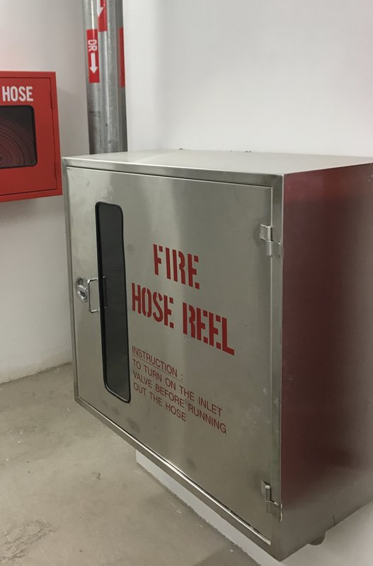 Fire hose reel / hose box
