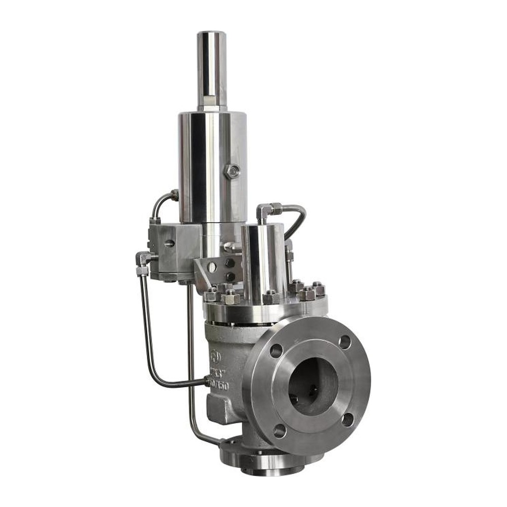 Pilot-operated safety valve