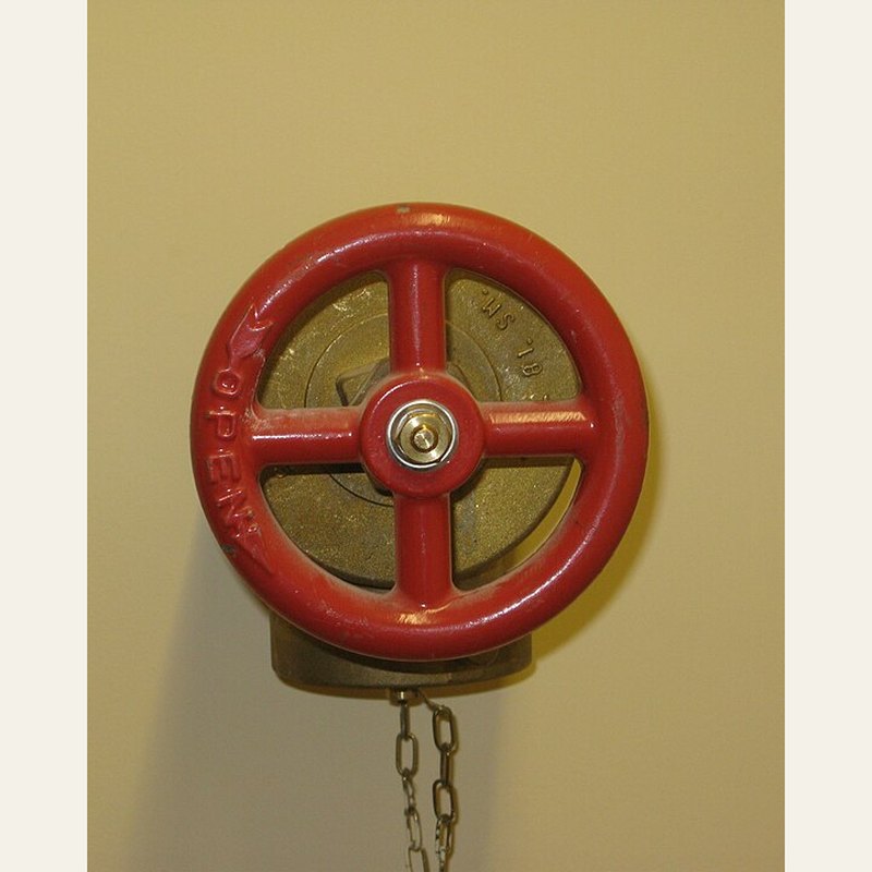 Oblique landing valve, 2.5"