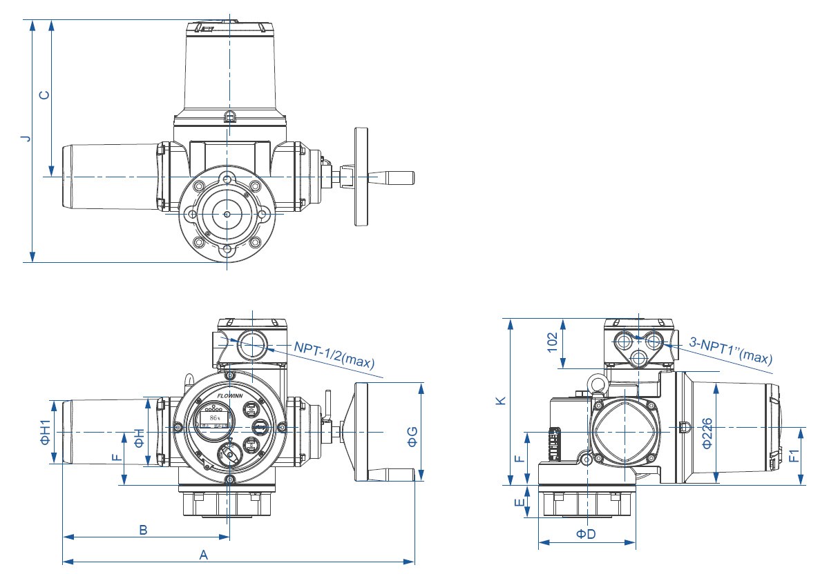EMD dimension drawing