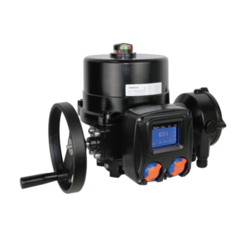 Quarter-turn electric actuator EOM series, intelligent, LCD, 100–20000 N·m