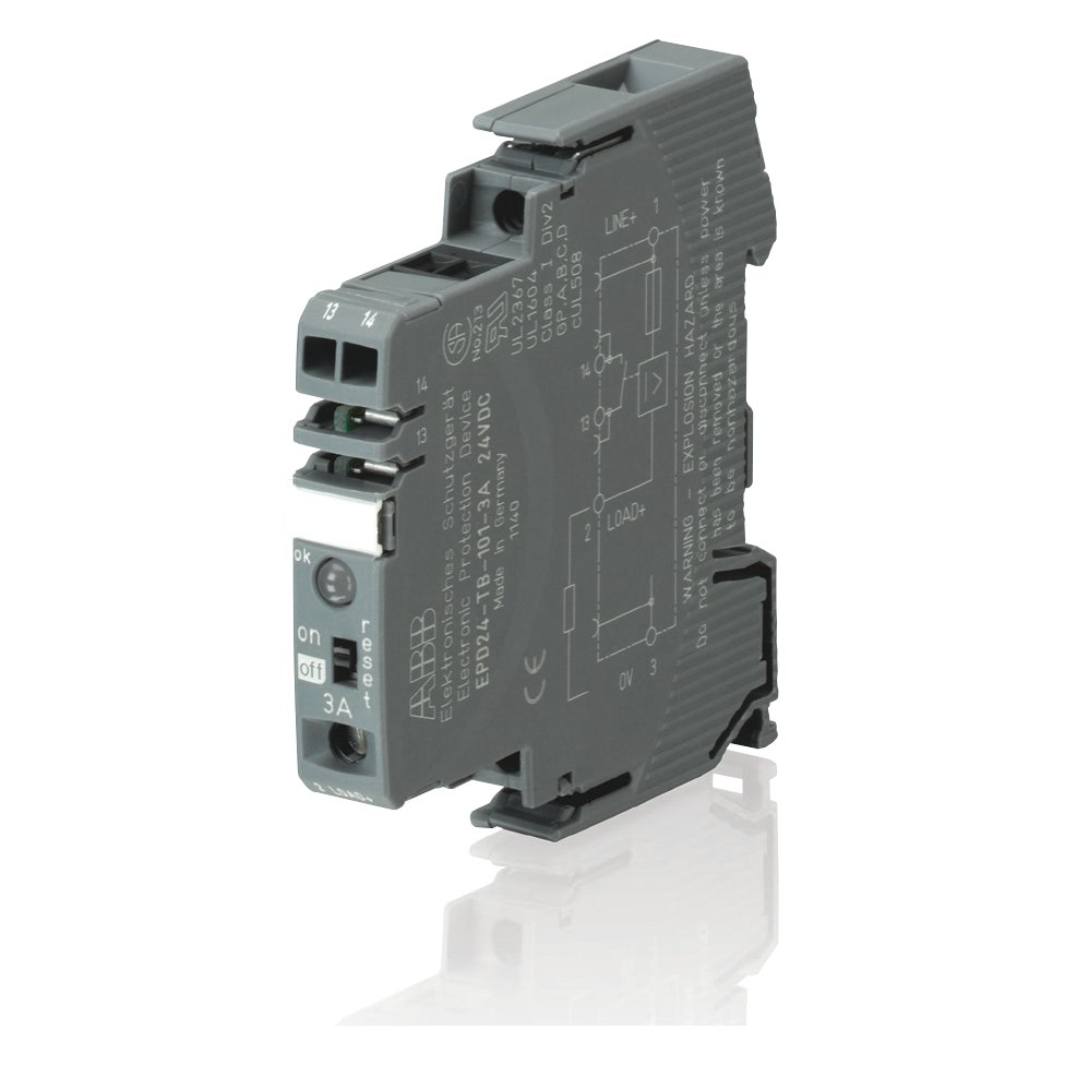 ABB EPD24-TB-101 electronic protection device for 24 VDC circuits, 0.5–12 A