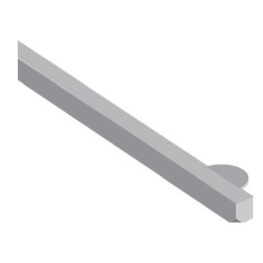 ABB OXS6X axle extension for selector handles, 6 mm shaft