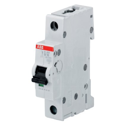 ABB S200-Z supplementary protector, Z curve, 0.5–63 A, 1–4 pole, UL 1077
