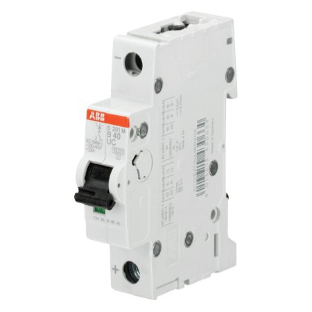 ABB S200MUC-C AC/DC supplementary protector, C curve, 0.5–63 A, 1–4 pole, UL 1077