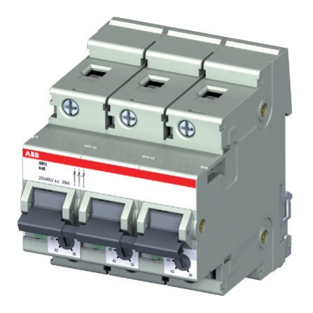 ABB S500-K adjustable supplementary protector, K curve, 0.1–45 A, 1–3 pole, UL 1077 – photo 3