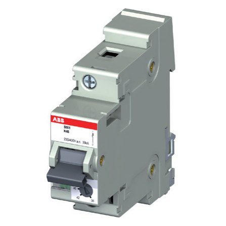 ABB S500UC-B DC supplementary protector, B curve, 6–63 A, 1–4 pole, UL 1077