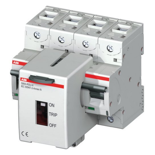 ABB S800W-RSU remote switching unit for multi-pole S800 breakers, 24 VDC