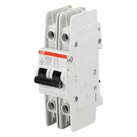 ABB SU200MR-K miniature circuit breaker with ring-tongue terminals, K curve, 0.2–63 A, 1–4 pole, UL 489 – photo 2