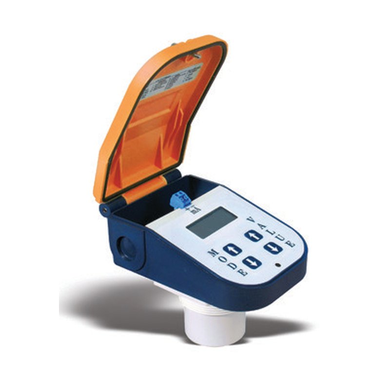 APG LPU-2127 loop-powered ultrasonic level transmitter with keypad and LCD, 0.3–7.6 m