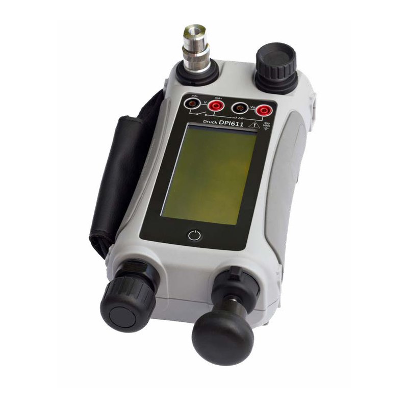 Druck DPI 611 hand-held pressure calibrator, built-in pump 95% vacuum to 20 bar, 0.0185% FS