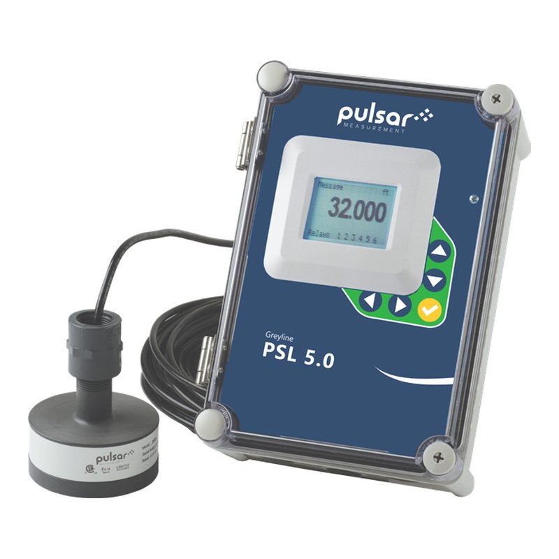 Greyline PSL 5.0 ultrasonic pump station level controller, 6 relays, 9.8 m range