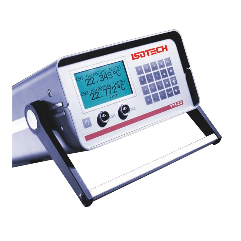 Isotech TTI-22 two-channel precision thermometer, 0.001 °C accuracy, Pt100 and SPRT