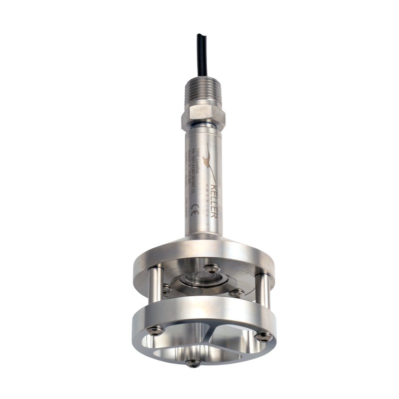 Keller LevelRat non-fouling submersible level transmitter for wastewater, intrinsically safe option
