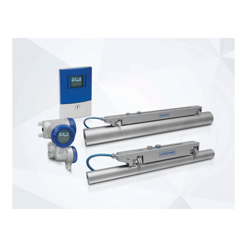 KROHNE OPTISONIC 6300 stationary clamp-on ultrasonic flow meter, single, dual-path or X mode, DN15 to DN4000