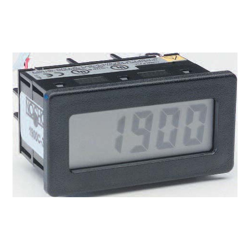 NOSHOK 1900C loop-powered 3½-digit digital indicator, 4–20 mA or 10–50 mA, DIN panel mount