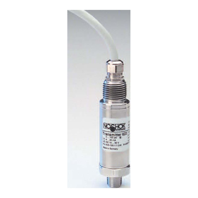 NOSHOK 623 / 624 non-incendive pressure transmitters, vacuum to 1,034 bar, 4–20 mA, Class I Div 2 (no barrier needed)