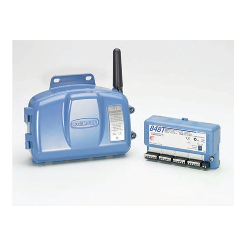 Rosemount 848T high-density 8-input temperature transmitter, FOUNDATION Fieldbus, RTD / T/C / mV / Ω / 4–20 mA