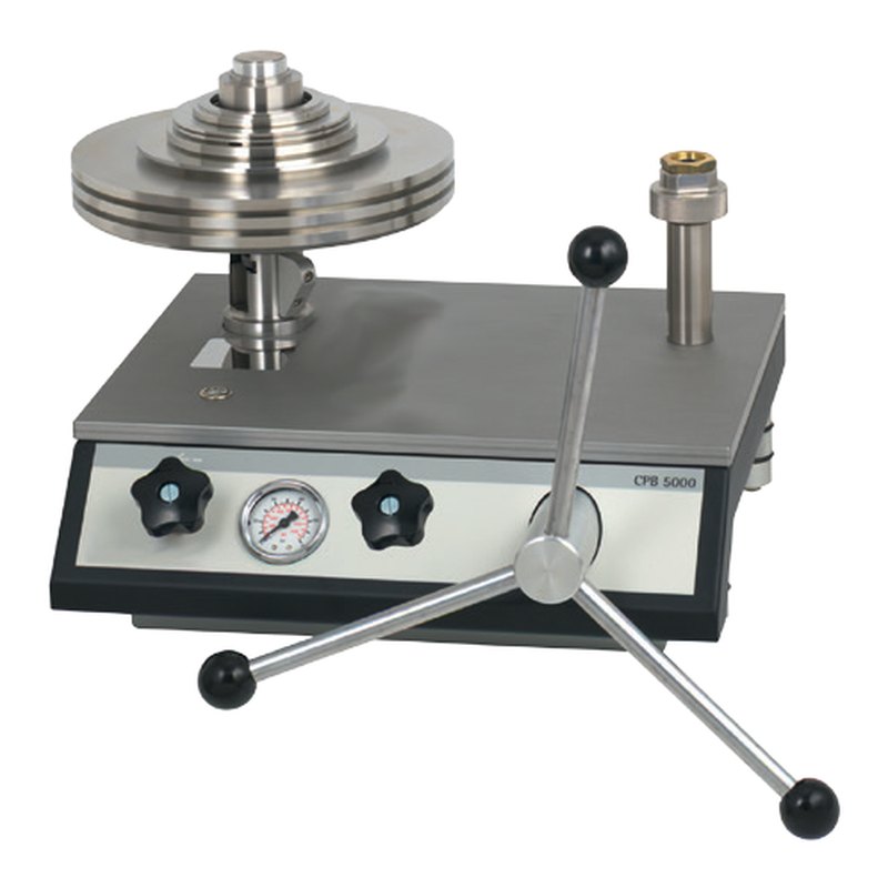 WIKA CPB5000 pressure balance (dead-weight tester), pneumatic to 100 bar, hydraulic to 1,000 bar