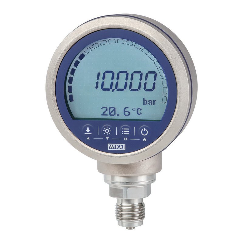 WIKA CPG1500 precision digital pressure gauge, to 0.025% FS, up to 10,000 bar, data logger, Bluetooth, intrinsically safe