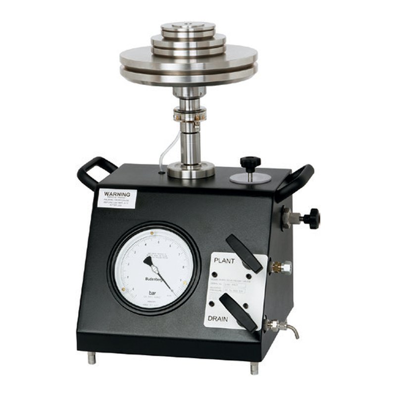 WIKA Model 80 / 80L pipeline tester (dead-weight), 7–300 bar