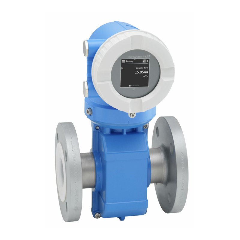 Endress+Hauser Proline Promag P 10 electromagnetic flow meter, DN 15–600, PTFE/PFA, HART, Modbus RS485 or IO-Link, app operation