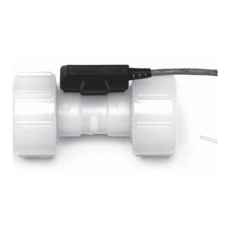 GF Signet 2100 turbine flow sensor for small lines, 0.38–38 l/min, PVDF and ceramic, DN15 / ¼–½ in tubing, pulse output