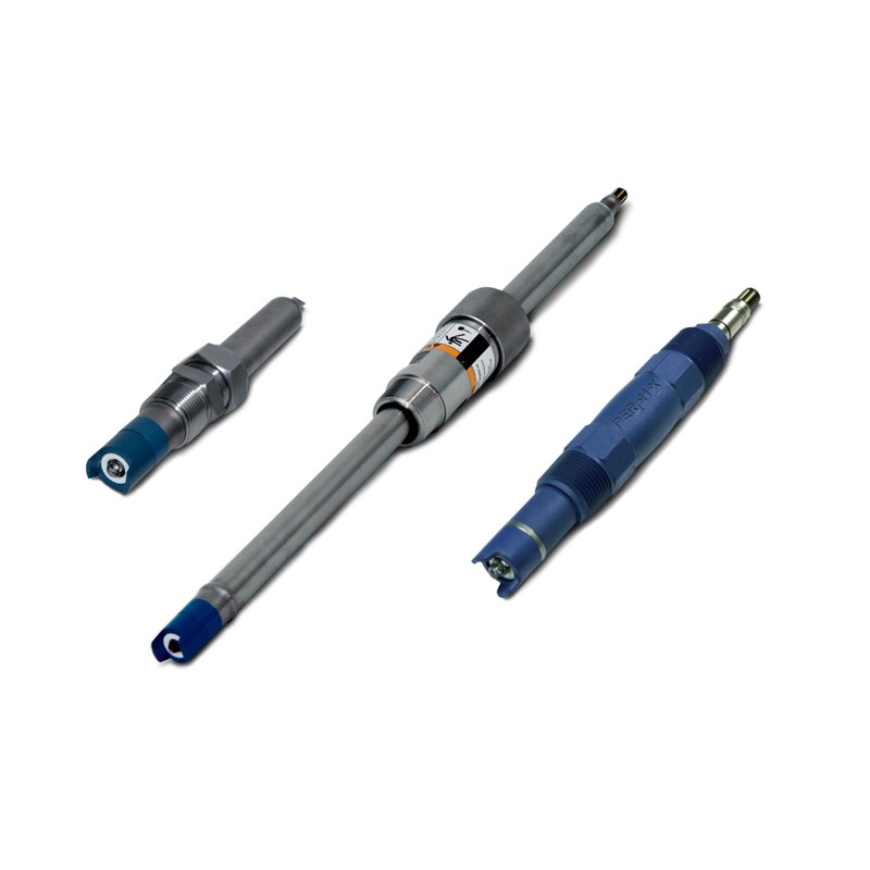 Rosemount PERpH-X 3400HT / 3400HTVP retractable high-temperature pH/ORP sensor, up to 155 °C, 21 or 36 in titanium