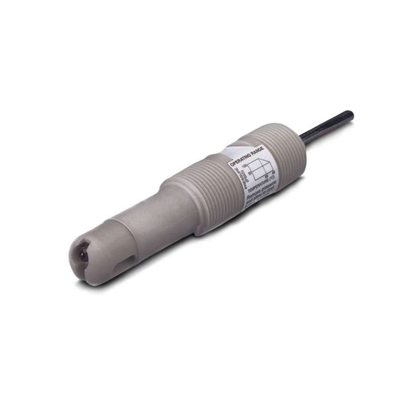 Rosemount 389 / 389VP general-purpose pH/ORP sensor, Tefzel body, triple-junction reference, 0–85 °C, 1 in MNPT